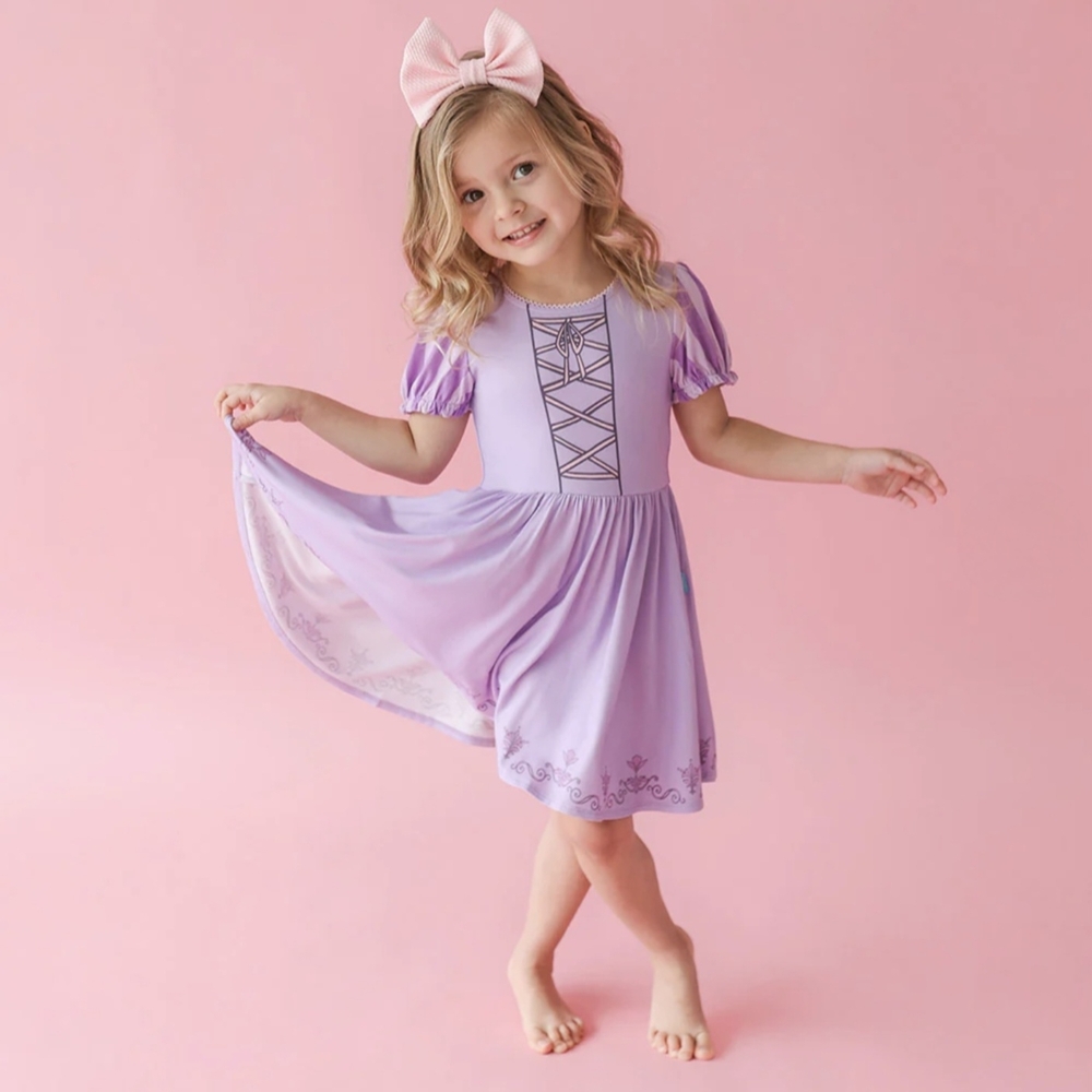 Posh Peanut Disney Princess Rapunzel Twirl Dress 5T/6T NWT